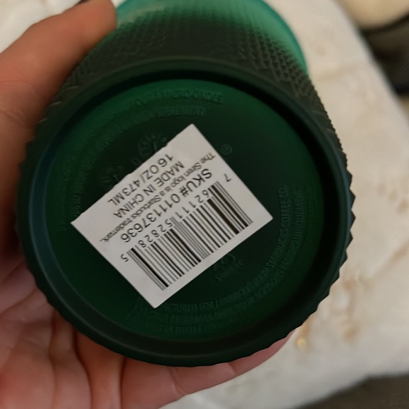 Starbucks Blue Teal Gradient Studded Tumbler 16oz - Picture 5 of 7